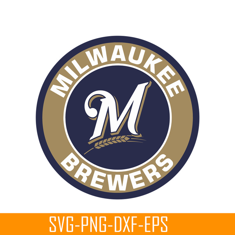 MLB011223151-Milwaukee Brewers Simple Logo SVG, Major League Baseball SVG, MLB Lovers SVG MLB011223151.png