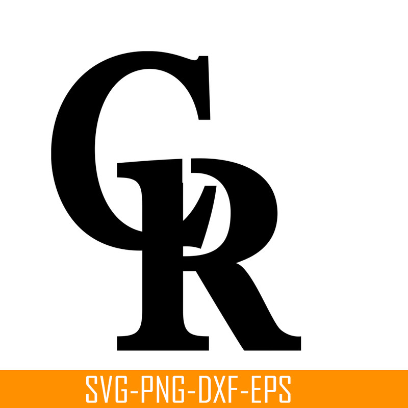 MLB01122350-Black Text Colorado Rockies SVG PNG DXF EPS AI, Major League Baseball SVG, MLB Lovers SVG MLB01122350.png