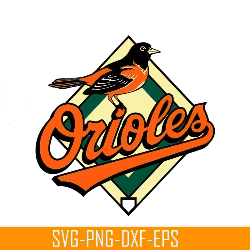 MLB30112333-Orioles Diamond Shaped Logo SVG PNG DXF EPS AI, Major League Baseball SVG, MLB Lovers SVG MLB30112333.png