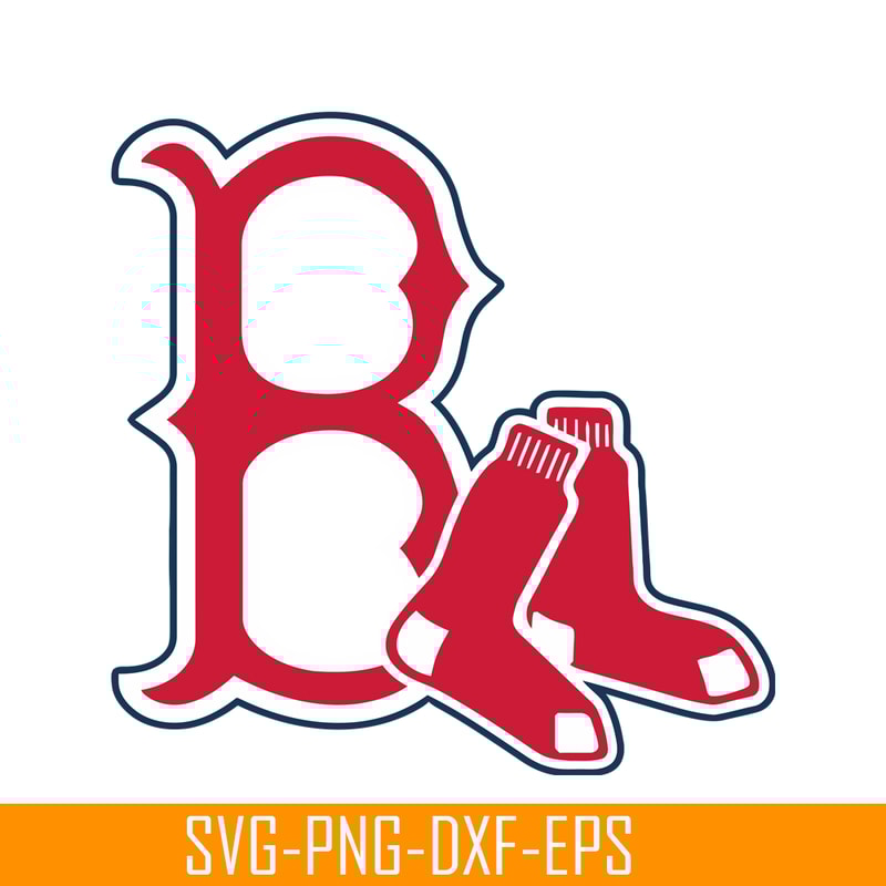 MLB30112351-Boston Red Sox The Red Socks SVG PNG DXF EPS AI, Major League Baseball SVG, MLB Lovers SVG MLB30112351.png