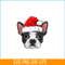 PNG141023104-Boston Terrier Christmas Dog Santa Hat Xmas Boys Kids Girls T-Shirt Png.png