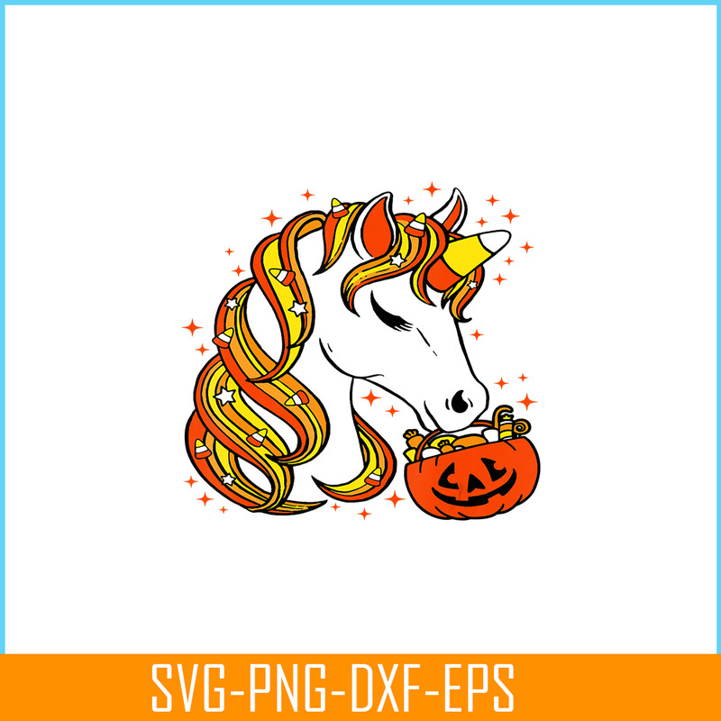 PNG14102351-Cute Candy Corn Unicorn Halloween Top T-Shirt Png.png