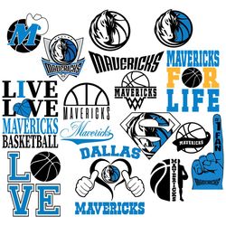 dallas mavericks logo bundle svg, sport svg, dallas mavericks svg, nba team svg, basketball svg, dallas mavericks logo s
