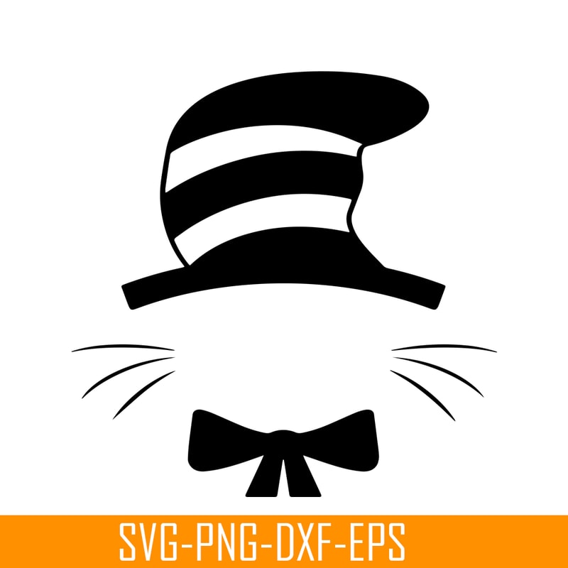 DS105122308-Black Cat With Hat Monogram SVG, Dr Seuss SVG, Cat in the Hat SVG DS105122308.png