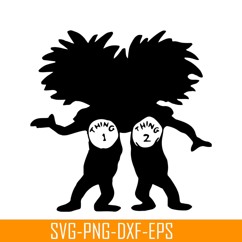 DS105122334-Thing 1 And Thing 2 Black Shadow SVG, Dr Seuss SVG, Cat In The Hat SVG DS105122334.png