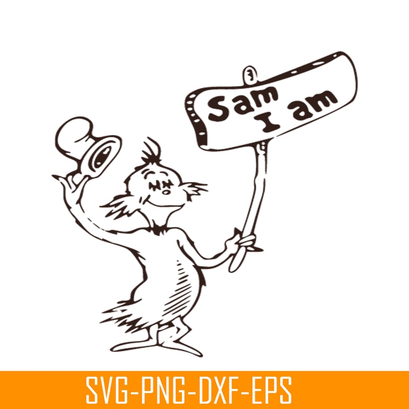 DS105122351-Black Sam I Am SVG, Dr Seuss SVG, Cat In The Hat SVG DS105122351.png