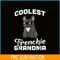 HL16102342-French Bulldog Coolest Grandma PNG, French Dog Artwork PNG, Bulldog Mascot PNG.png
