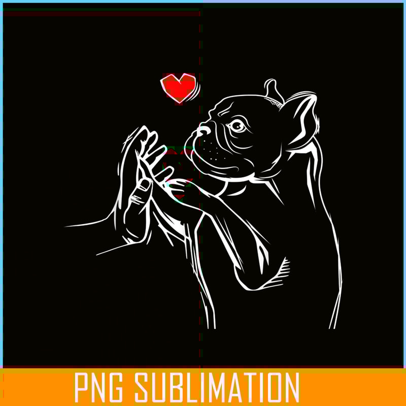 HL16102354-French Bulldog Love PNG, French Dog Artwork PNG, Bulldog Mascot PNG.png