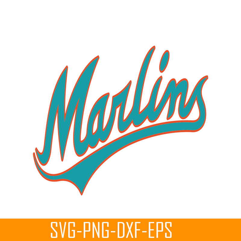 MLB011223146-Marlins Green Text SVG, Major League Baseball SVG, MLB Lovers SVG MLB011223146.png