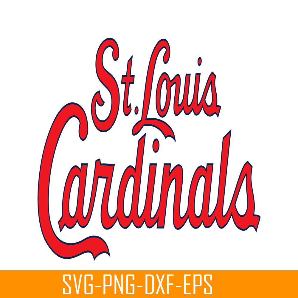MLB2041223101-St. Louis Cardinals Red Text SVG, Major League Baseball SVG, Baseball SVG MLB2041223101.png