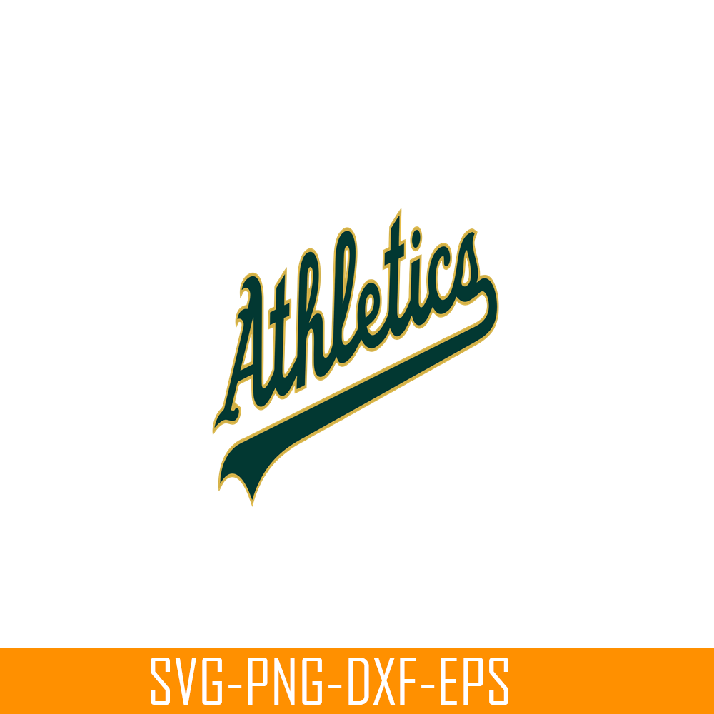 MLB204122341-Athletics The Text SVG, Major League Baseball SVG, Baseball SVG MLB204122341.png