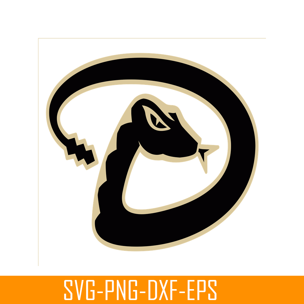 MLB30112307-Arizona D-Backs Snake SVG PNG DXF EPS AI, Major League Baseball SVG, MLB Lovers SVG MLB30112307.png