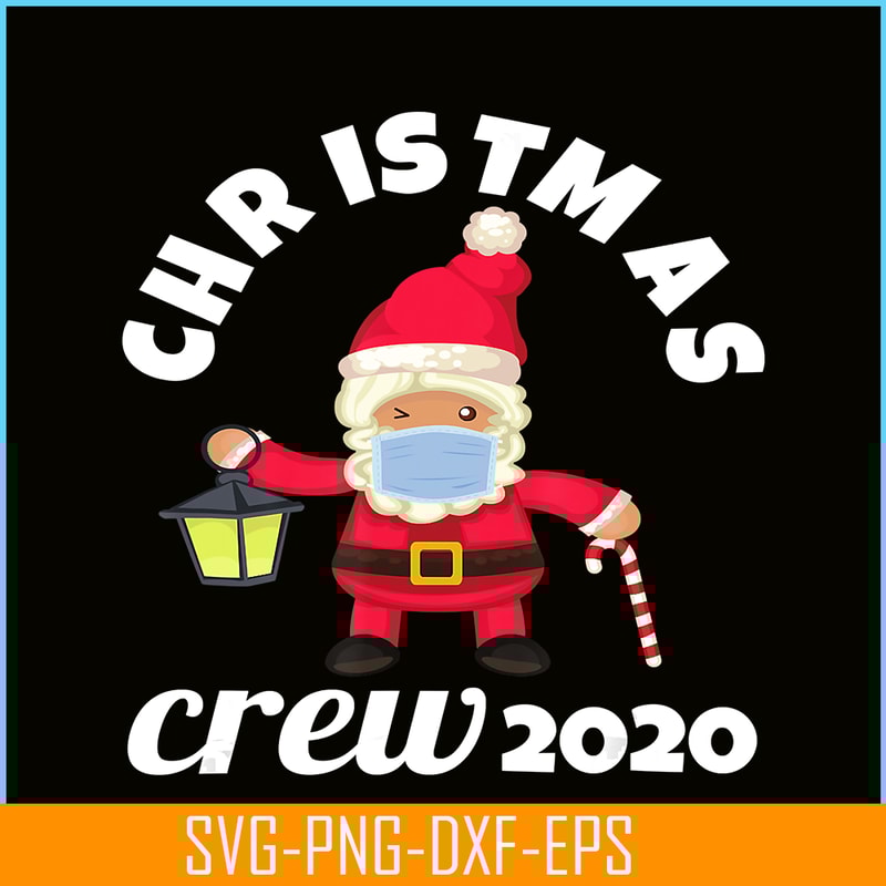 PNG141023146-Christmas Crew 2020 Funny Mask Wearing Santa Xmas T-Shirt Png.png