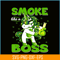 PNG14102341-420 Unicorn Smoke Like A Boss Shirt Weed Pot Leaf Marijuana T-Shirt Png.png