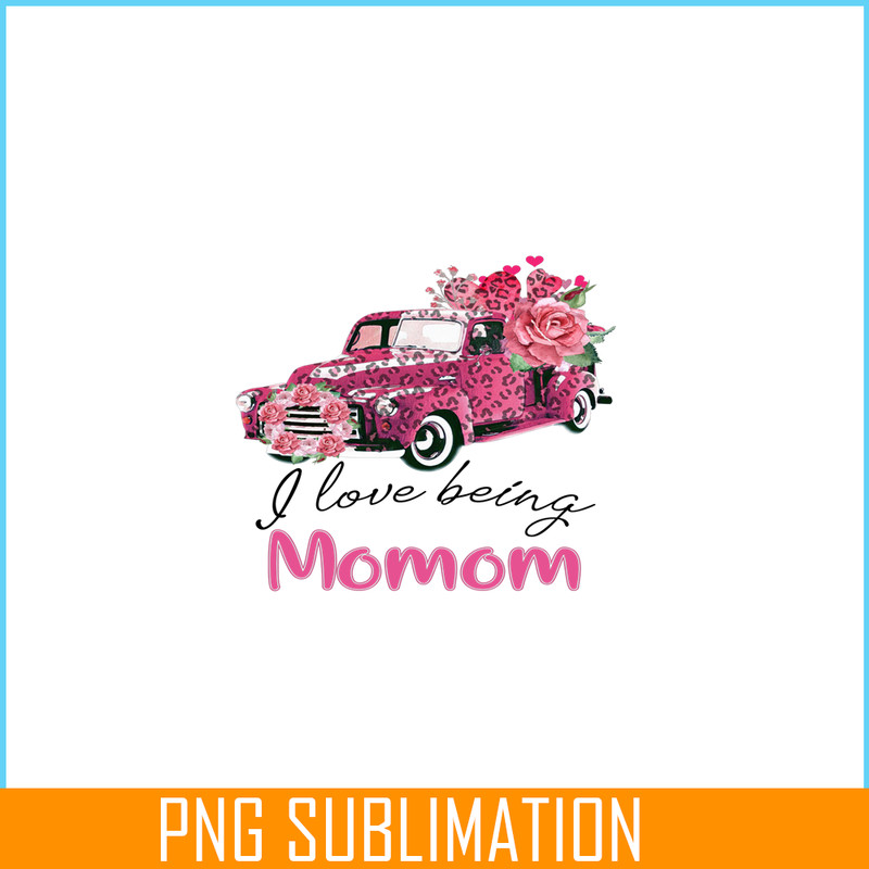 VLT19102354-I Love Being Momom PNG, Pink Valentine PNG, Valentine Holidays PNG.png