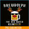 BEER28102368-Brewdolph PNG The Red Nosed Reinbeer PNG Funny Christmas Gift For Beer Lover PNG.png