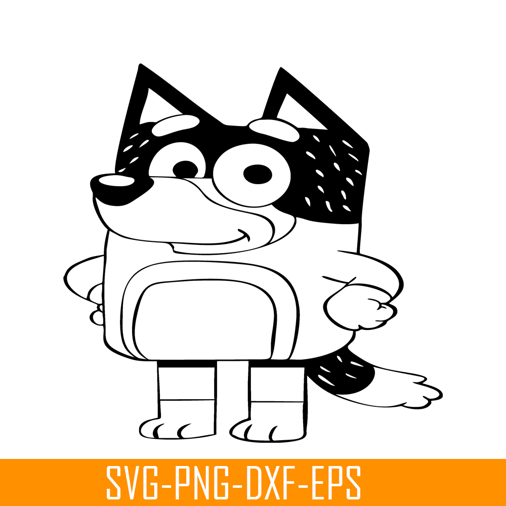 BL22112322-Bluey Black And White SVG PNG DXF EPS Bluey SVG Bluey Movie SVG.png