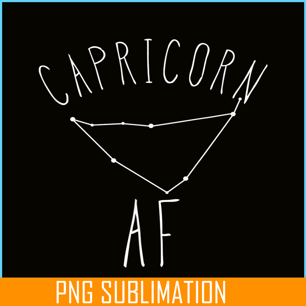 CPB28102307-Capricorn AF PNG Constellation Zodiac PNG Capricorn Birthday Gift PNG.png
