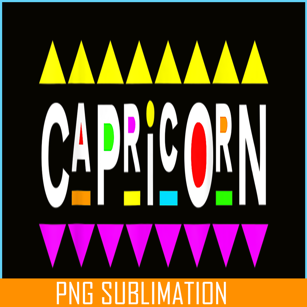CPB28102348-Capricorn Zodiac Design 90s Style PNG Zodiac Sign PNG Capricorn PNG.png