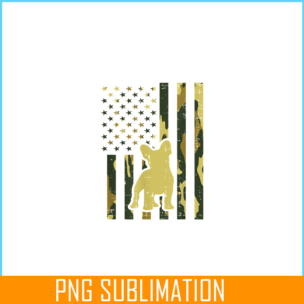 HL16102312-Camo US Flag PNG, French Bulldog PNG, Frenchie Patriot Dog Lover PNG.png