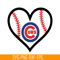 MLB01122305-Chicago Cubs The White Heart SVG PNG DXF EPS AI, Major League Baseball SVG, MLB Lovers SVG MLB01122305.png