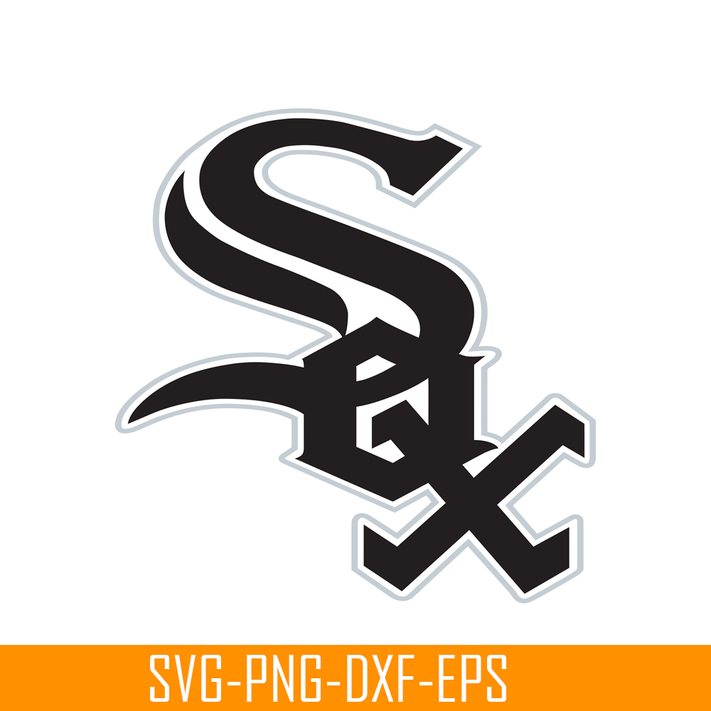 MLB01122306-Chicago White Sox Simple Logo SVG PNG DXF EPS AI, Major League Baseball SVG, MLB Lovers SVG MLB01122306.png