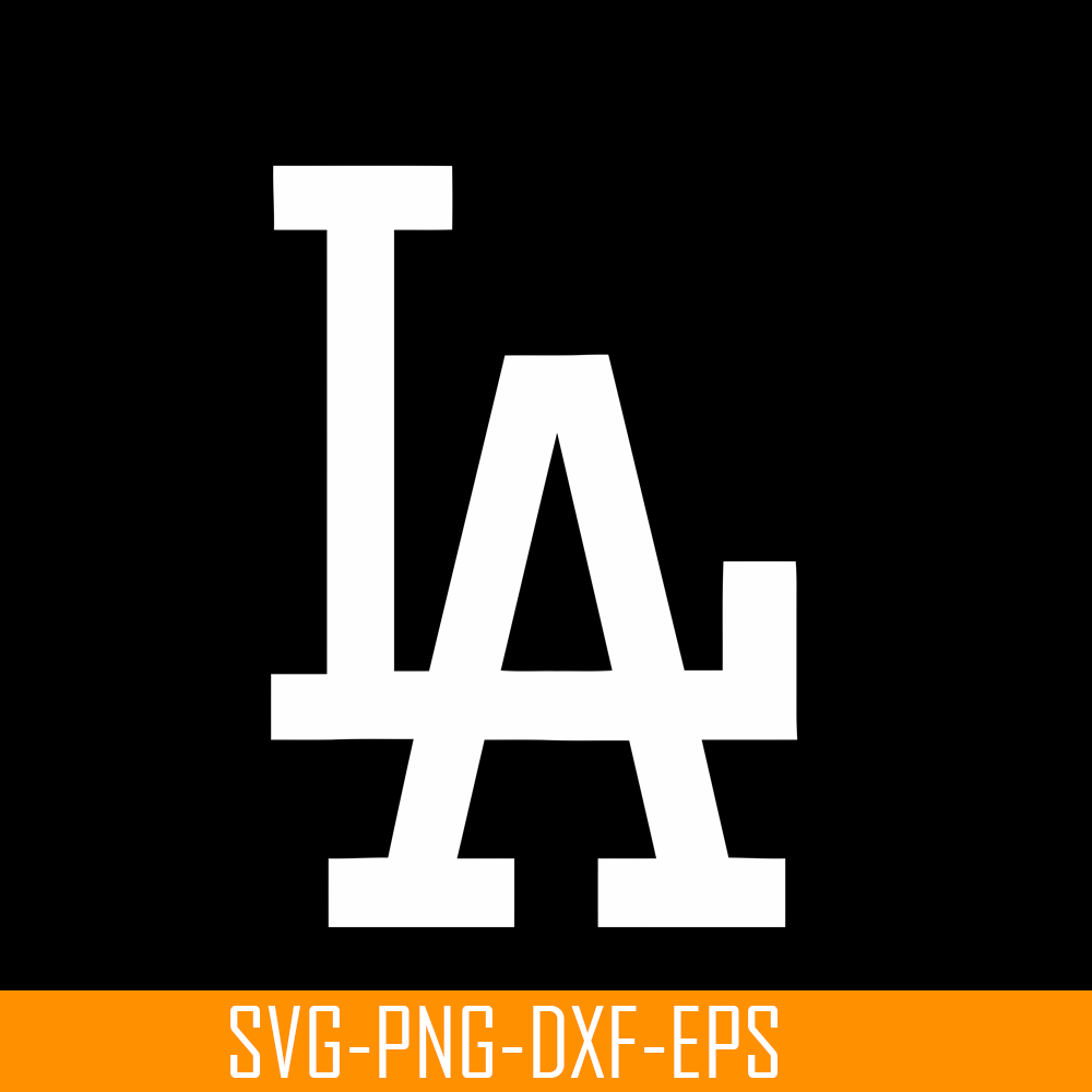 MLB011223123-LA The White Text SVG, Major League Baseball SVG, MLB Lovers SVG MLB011223123.png