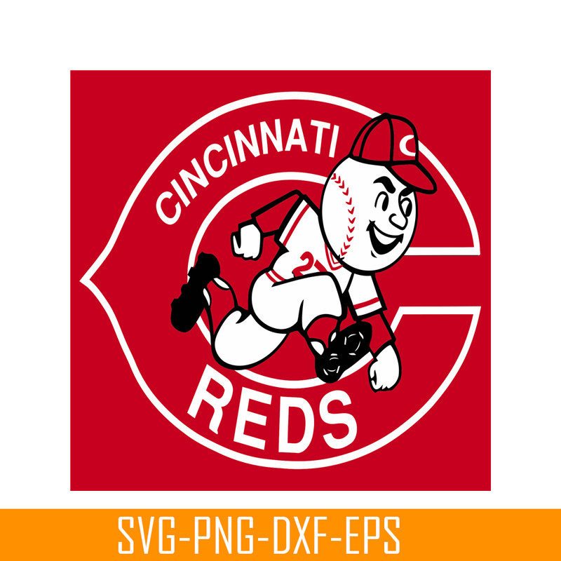 MLB01122320-Cincinnati Reds The Red Player SVG PNG DXF EPS AI, Major League Baseball SVG, MLB Lovers SVG MLB01122320.png