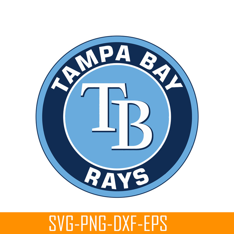 MLB2041223125-Tampa Bay Rays Logo SVG, Major League Baseball SVG, Baseball SVG MLB2041223125.png