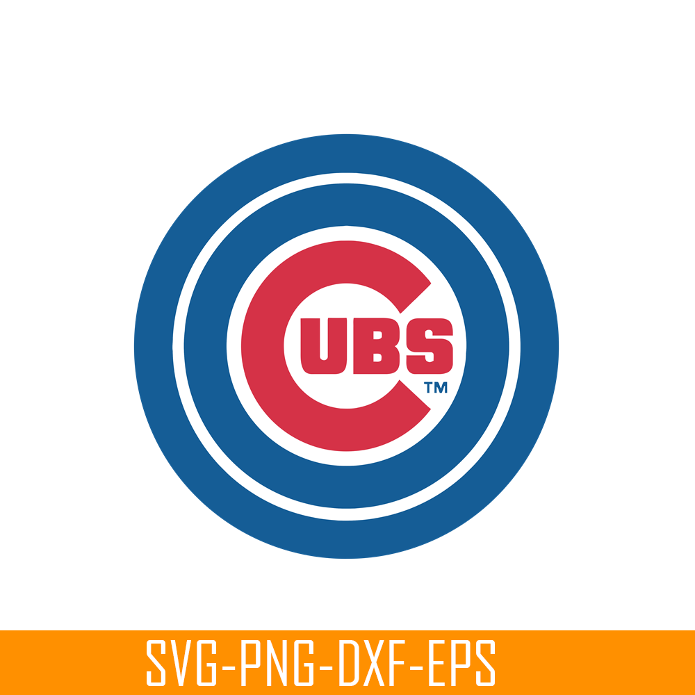 MLB30112370-The Chicago Cubs Blue Logo SVG PNG DXF EPS AI, Major League Baseball SVG, MLB Lovers SVG MLB30112370.png