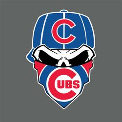 chicago cubs svg, sport svg, chicago cubs team, mlb svg, mlb team svg, cubs skull svg, sport skull svg, baseball svg, ba