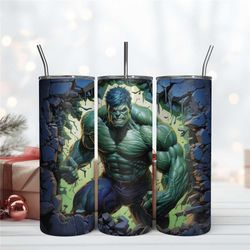 hulk war tumbler 20oz design, hulk marvel skinny 20oz, skinny 20oz tumbler design digital file