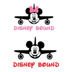 disney bound mickey minnie mouse svg digital download