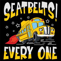 seatbelts everyone, back to school svg, school bus svg, magic school bus, magic bus shirt, magic bus gift, bus svg, bus