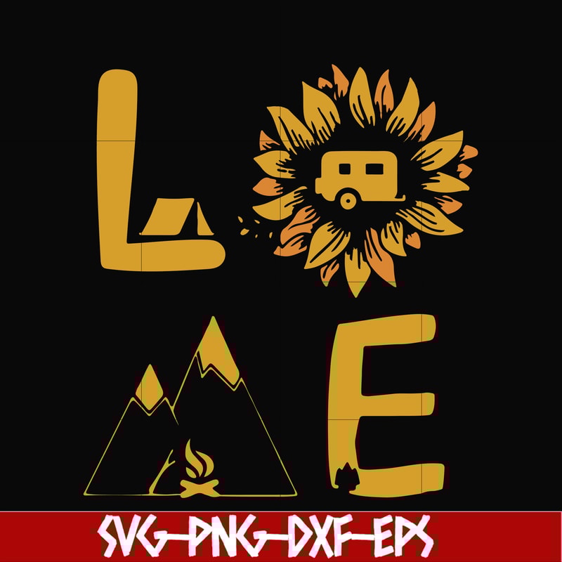 CMP010-LOVE camping svg, png, dxf, eps digital file CMP010.jpg