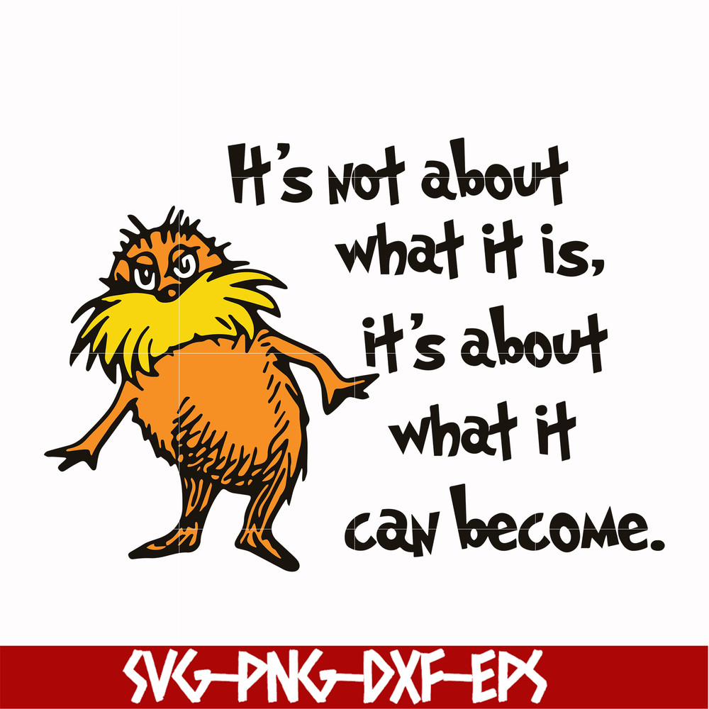 DR000148-It's not about what it is it's about what it can become svg, png, dxf, eps file DR000148.jpg