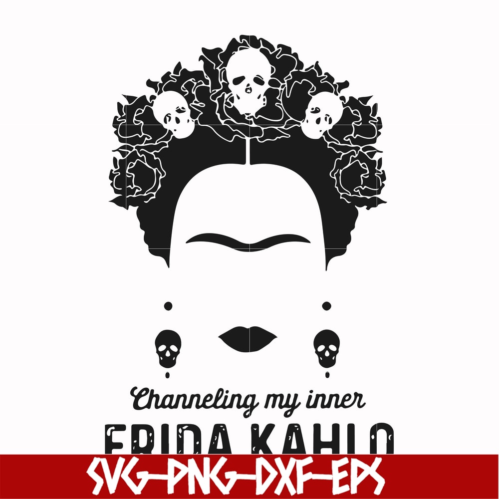 FN000354-Frida Kahlo svg, png, dxf, eps file FN000354.jpg
