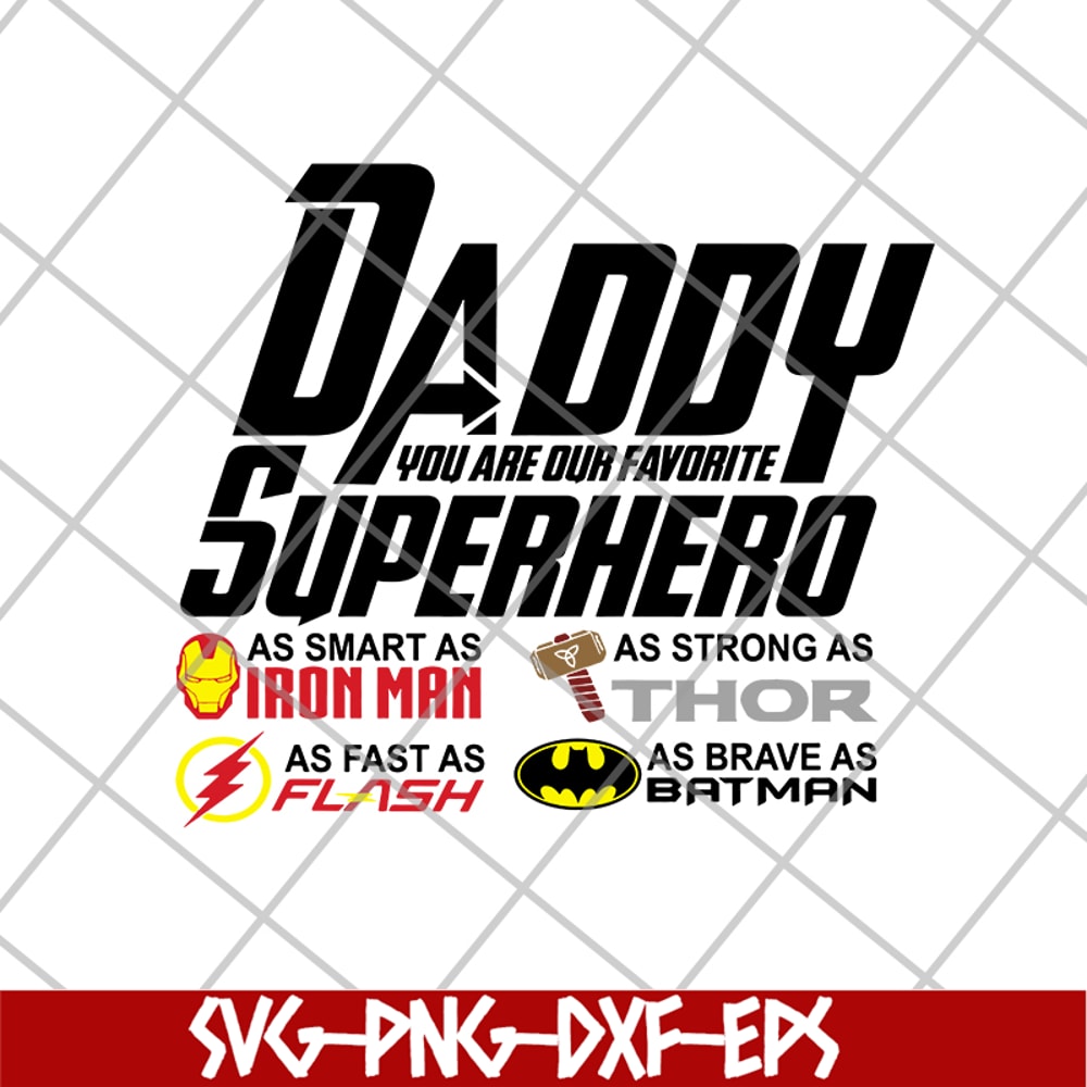 FTD21052112-Daddy superhero svg, png, dxf, eps digital file FTD21052112.jpg