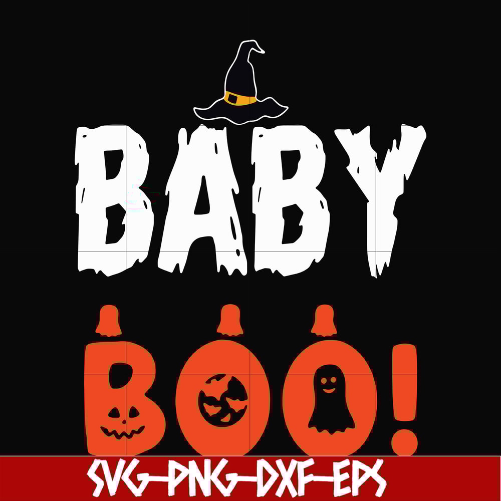 HLW0083-Baby boo! svg, png, dxf, eps digital file HLW0083.jpg