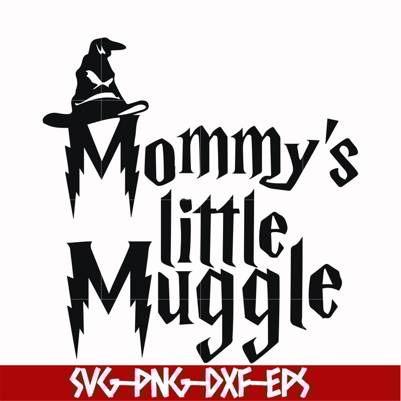 HRPT00013-Mommy's little muggle svg, png, dxf, eps file HRPT00013.jpg