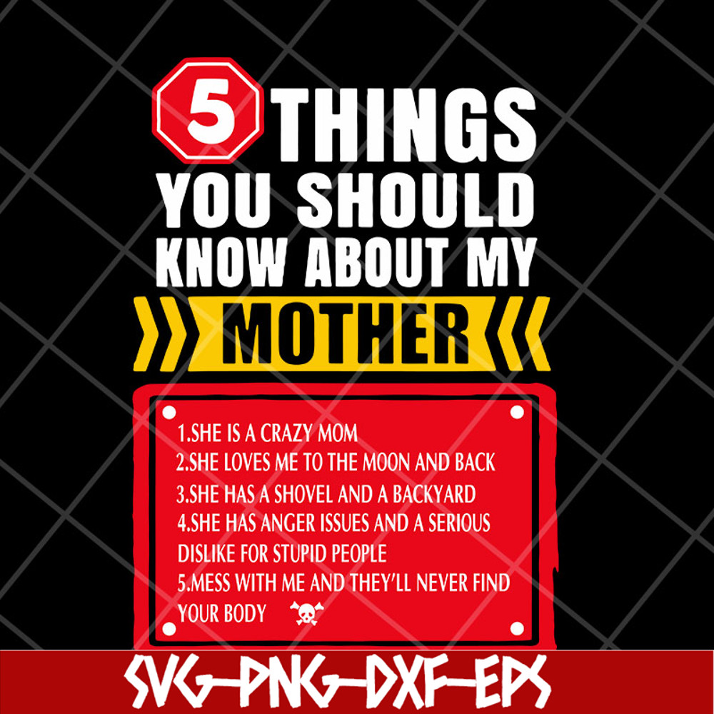MTD23042103-5 Thing You Should Know Funny Loving Unique Mother’s Day svg, Mother's day svg, eps, png, dxf digital file MTD23042103.jpg