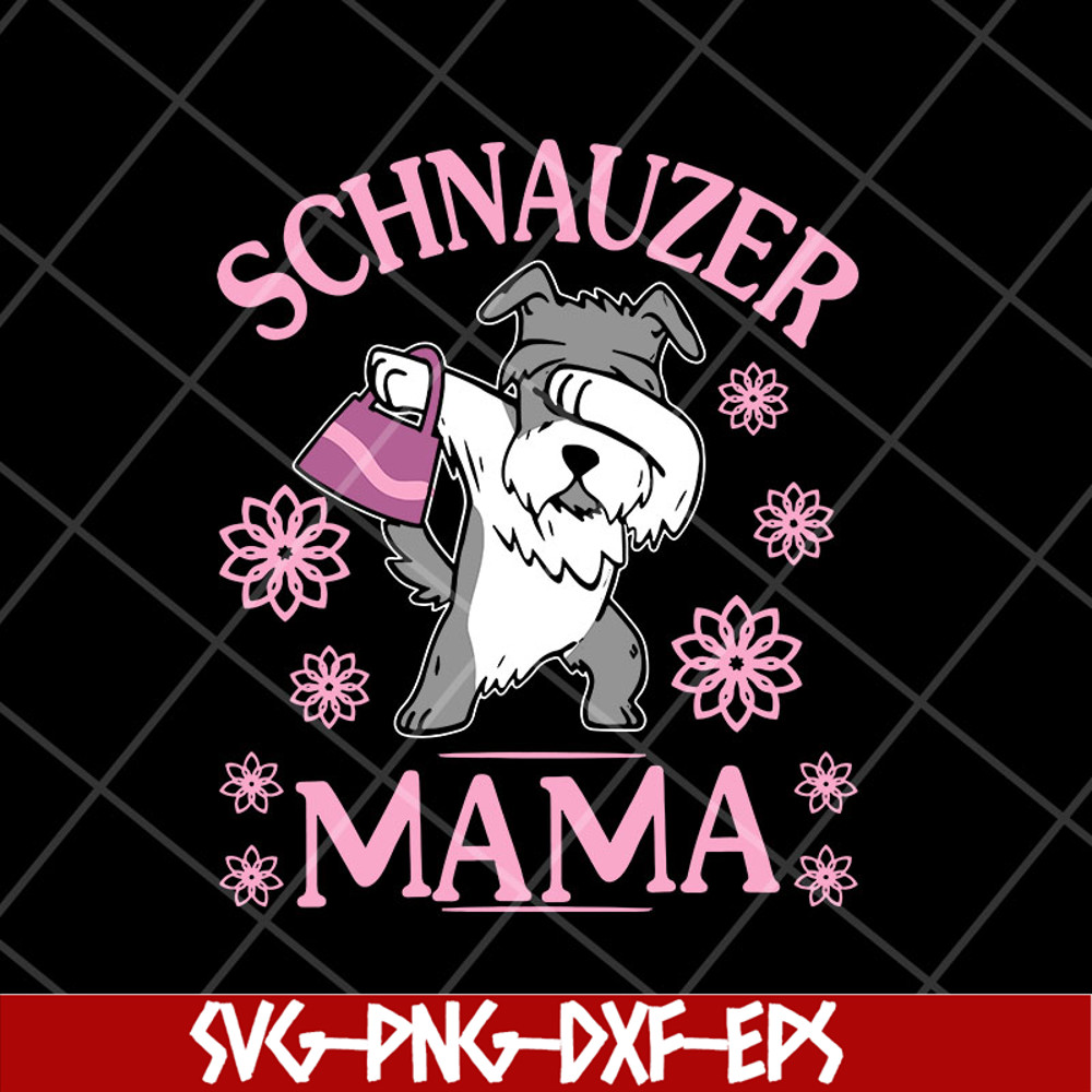 MTD26042102-Schnauzer mama svg, Mother's day svg, eps, png, dxf digital file MTD26042102.jpg