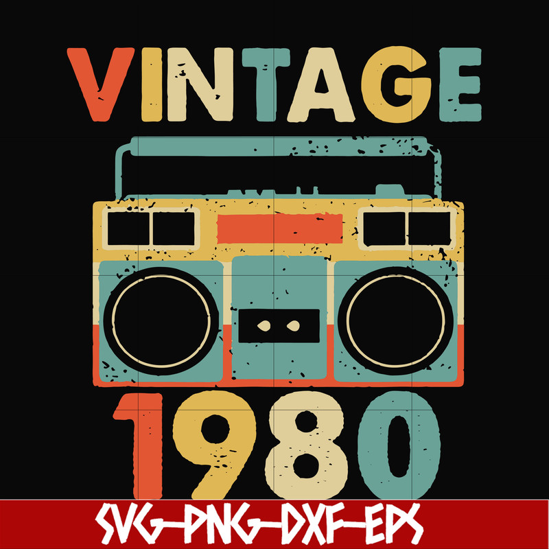 NBD0022-Vintage November 1980 svg, png, dxf, eps digital file NBD0022.jpg