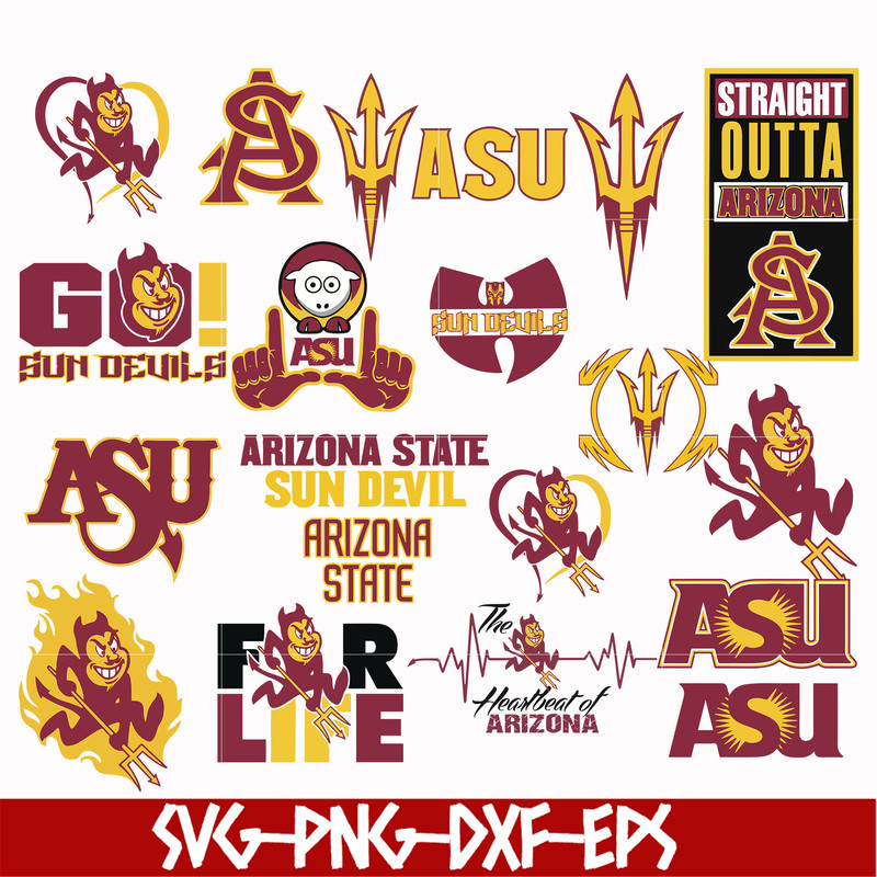 NCAA0000206-Arizona State Sun Devils svg, png, dxf, eps file NCAA0000206.jpg