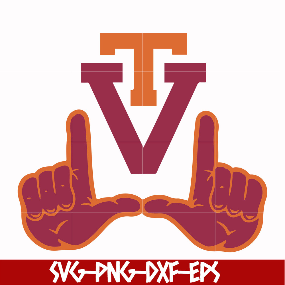 NCAA0000325-Virginia Tech Hokies svg, png, dxf, eps file NCAA0000325.jpg