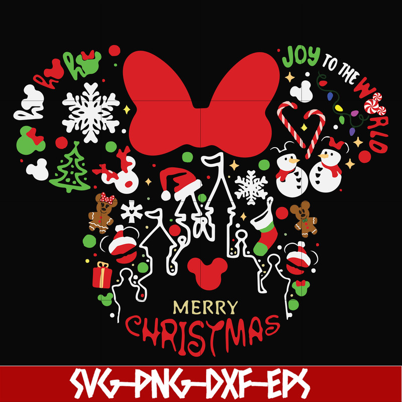 NCRM0096-Merry Christmas Disney Minnie mouse svg, png, dxf, eps digital file NCRM0096.jpg