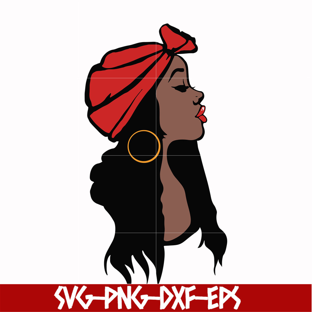 OTH00021-Unbothered Black Girl Svg, Afro Woman Svg, African American Woman svg, png, dxf, eps file OTH00021.jpg