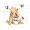 Honey Bear Watercolor Digital Clipart, Bear With Honey Pot Png, Honey Bear Png, Cartoon Bear Png, Honey Bee Sublimation.png