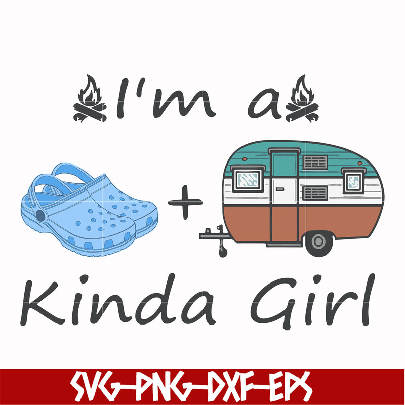 CMP073-I am a kinda girl svg, png, dxf, eps digital file CMP073.jpg