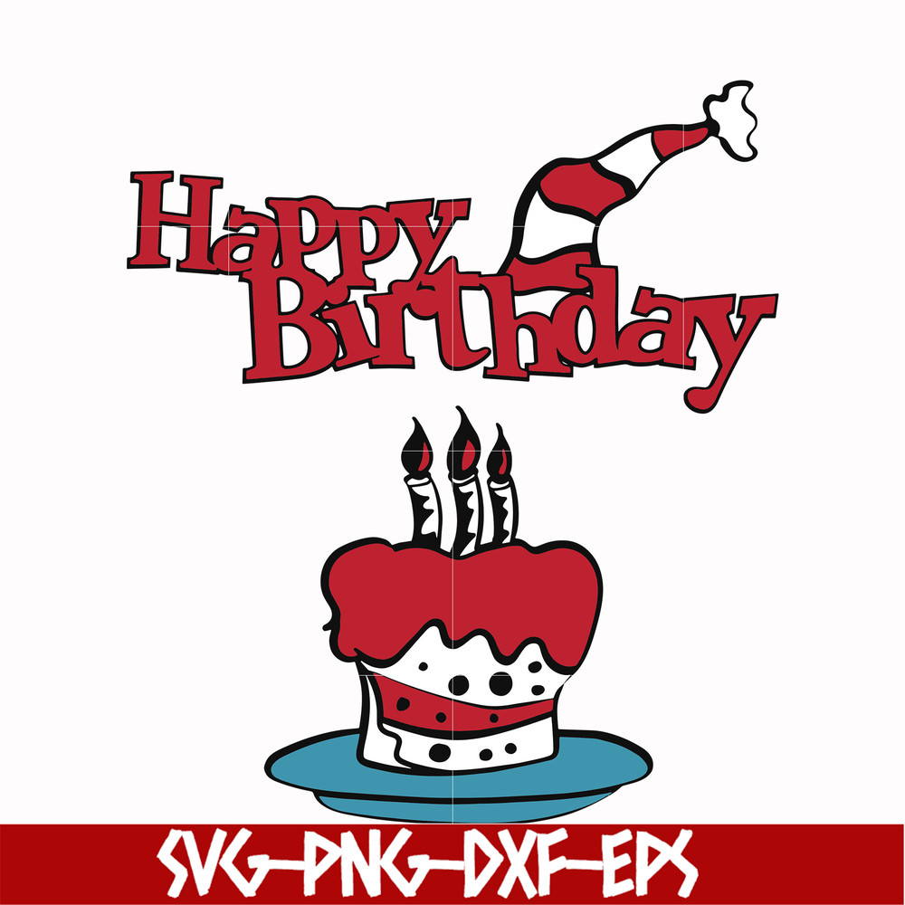 DR00045-Happy birthday svg, png, dxf, eps file DR00045.jpg